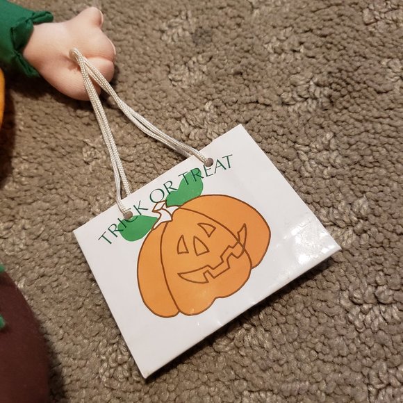 Vintage Applause October Olivie Doll Orange Green Halloween 1987 Brand New NWT - Picture 6 of 11